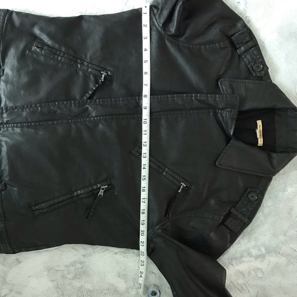 John Varvatos Asymmetrical Coated Jacket - Picture 9 of 14